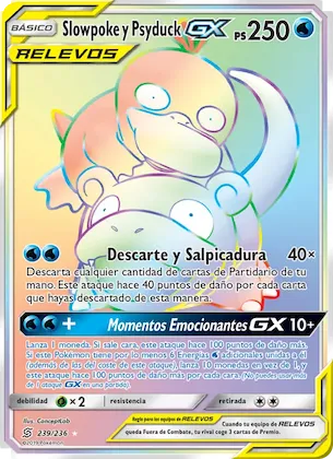 Slowpoke y Psyduck GX 239 – Mentes Unidas