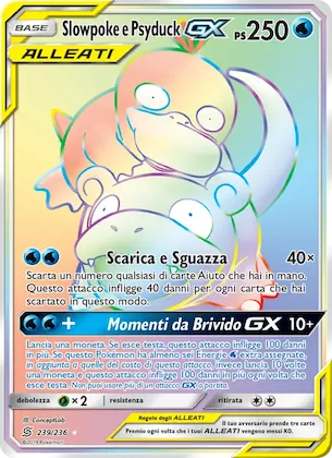Slowpoke e Psyduck GX 239 – Sintonia Mentale