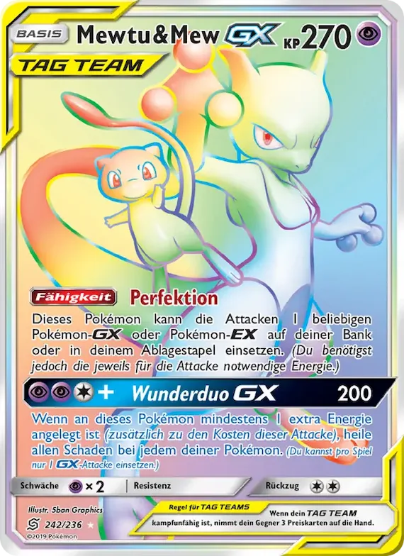 Mewtu & Mew GX 242 – Bund der Gleichgesinnten