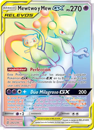 Mewtwo y Mew GX 242 – Mentes Unidas