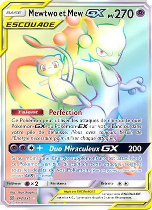 Mewtwo et Mew GX 242 – Harmonie des Esprits