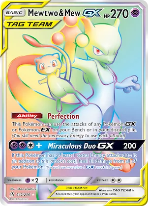 Mewtwo & Mew-GX #242 – Unified Minds