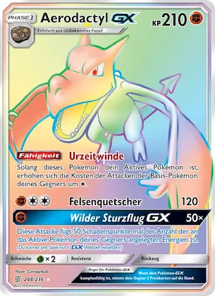 Aerodactyl GX Nr. 244 – Bund der Gleichgesinnten