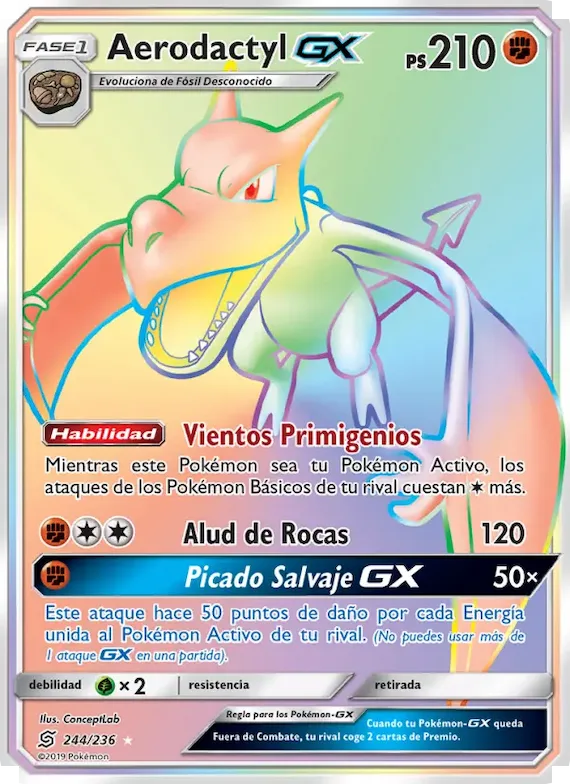 Aerodactyl GX 244 – Mentes Unidas