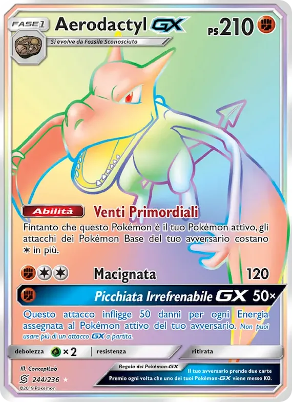 Aerodactyl GX 244 – Sintonia Mentale