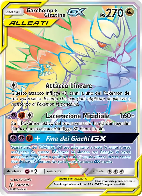 Garchomp e Giratina GX 247 – Sintonia Mentale