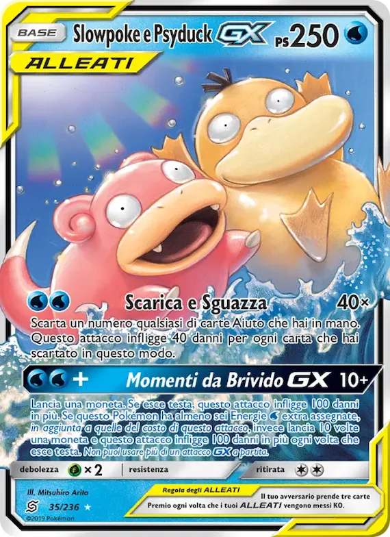 Slowpoke e Psyduck GX 35 – Sintonia Mentale