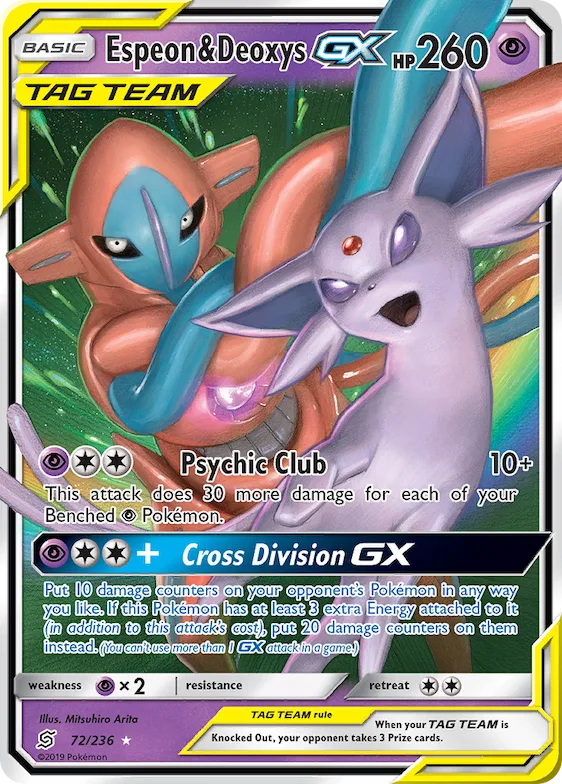Espeon & Deoxys-GX #72 – Unified Minds