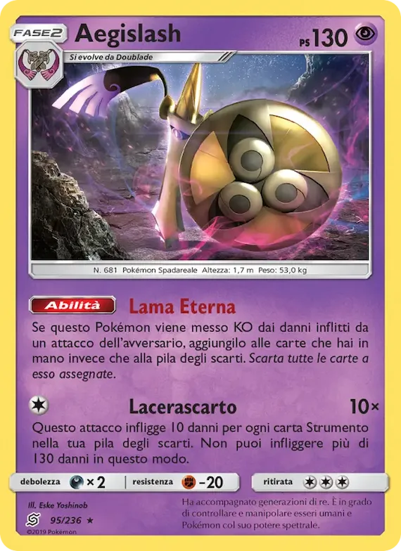 Aegislash 95 – Sintonia Mentale