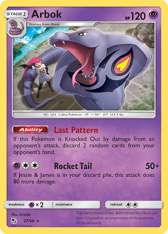 Arbok #27 – Hidden Fates