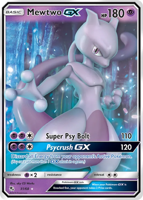 Mewtwo-GX #31 – Hidden Fates