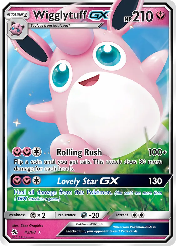 Wigglytuff-GX #42 – Hidden Fates