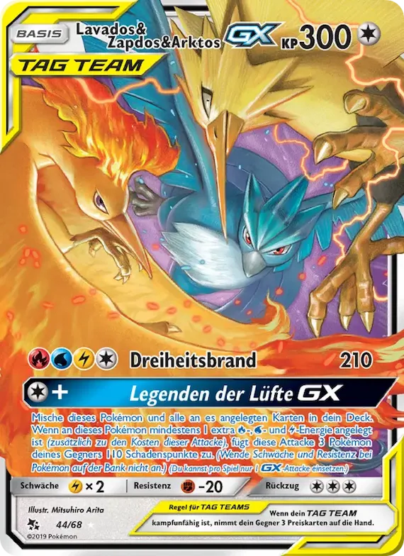 Lavados & Zapdos & Arktos-GX 44 – Verborgenes Schicksal