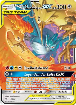 Lavados & Zapdos & Arktos-GX Nr. 44 – Hidden Fates
