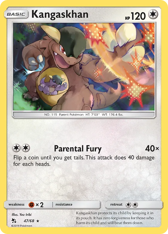 Kangaskhan #47 – Hidden Fates