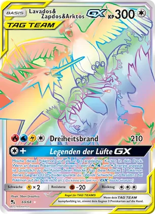 Lavados & Zapdos & Arktos-GX 69 – Verborgenes Schicksal