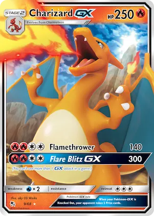 Charizard-GX #9 – Hidden Fates
