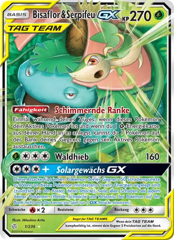 Bisaflor & Serpifeu GX 1 – Welten im Wandel
