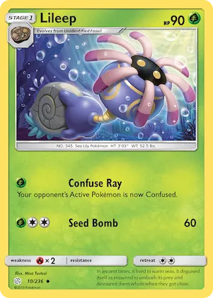 Lileep #10 – SM - Cosmic Eclipse