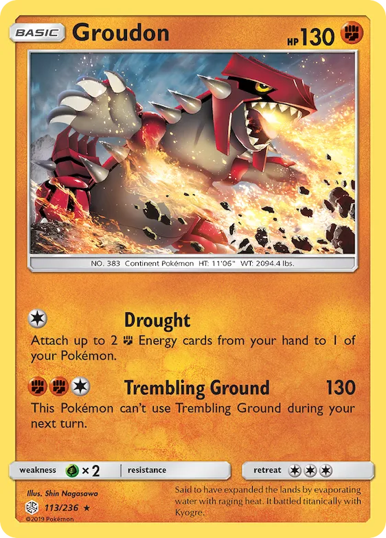 Groudon #113 – SM - Cosmic Eclipse