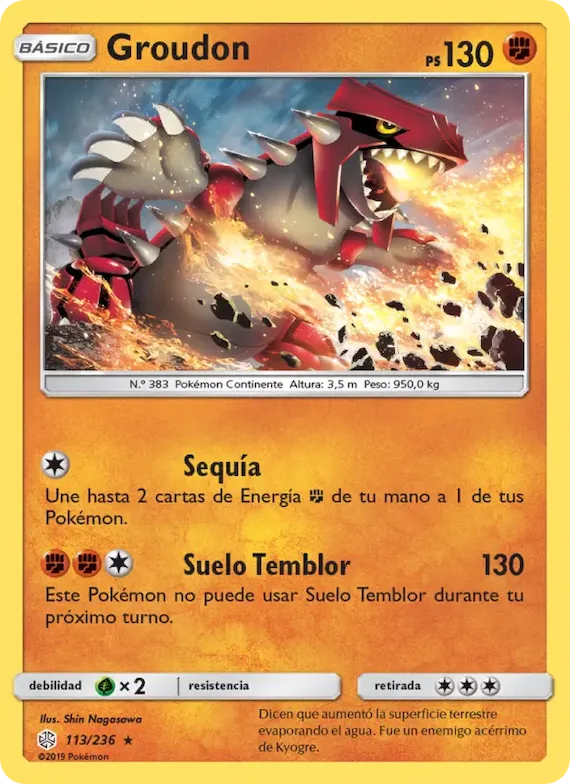 Groudon 113 – Eclipse Cósmico