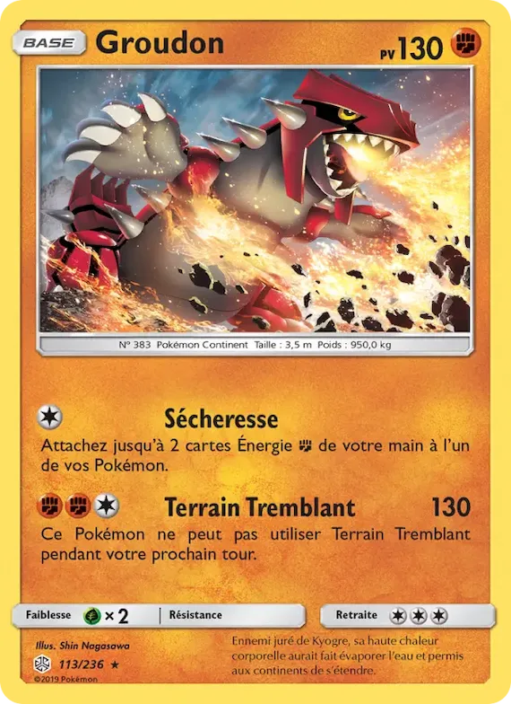 Groudon 113 – Éclipse Cosmique