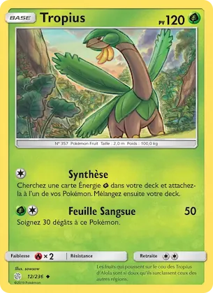Tropius n° 12 – Éclipse Cosmique