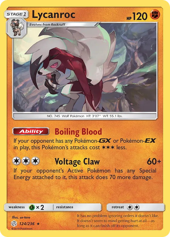 Lycanroc #124 – SM - Cosmic Eclipse