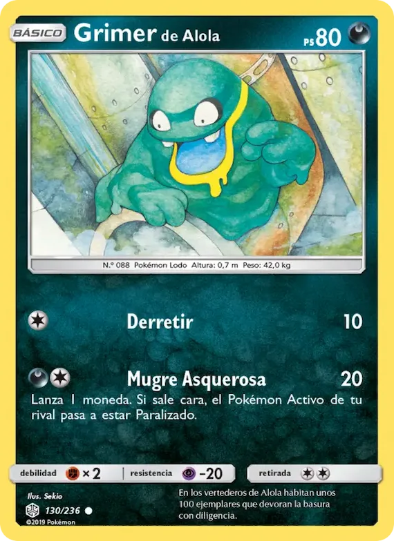 Grimer de Alola 130 – Eclipse Cósmico