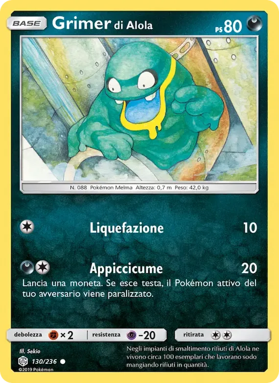 Grimer di Alola 130 – Eclissi Cosmica
