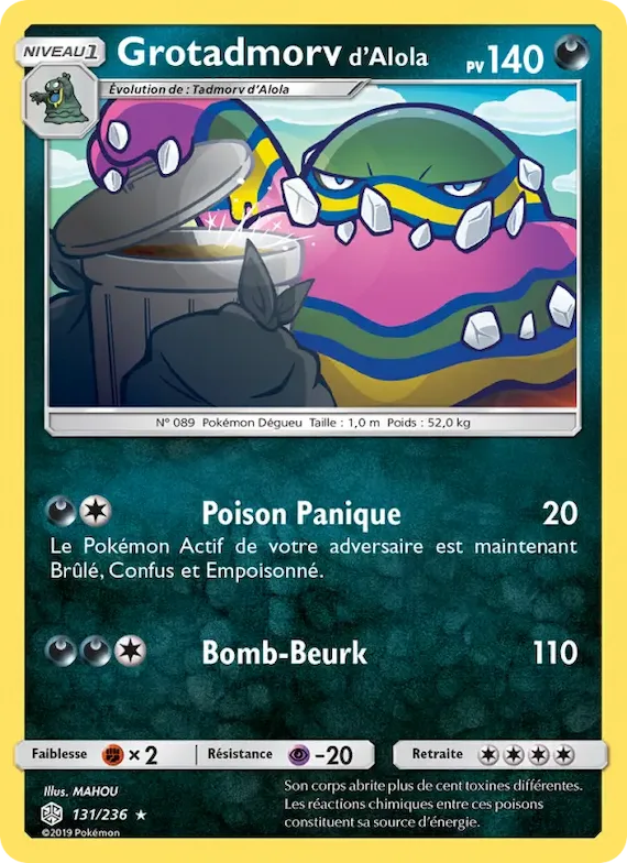 Grotadmorv d’Alola 131 – Éclipse Cosmique