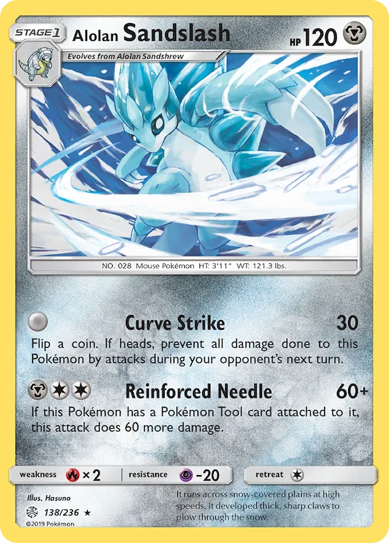 Sandslash de Alola 138 – Eclipse Cósmico