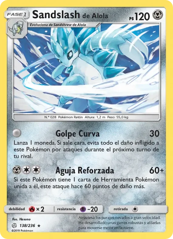 Sandslash de Alola 138 – Eclipse Cósmico