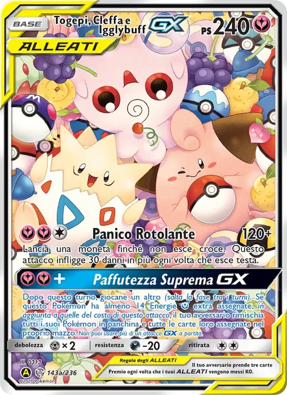 Togepi, Cleffa e Igglybuff GX 143 – Eclissi Cosmica