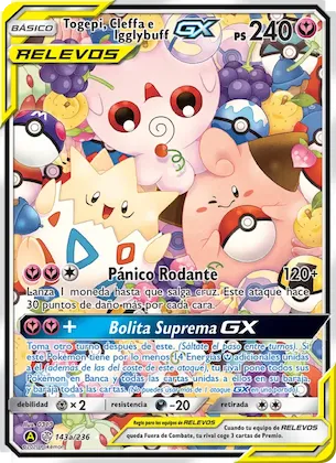Togepi & Cleffa & Igglybuff-GX 143a – Eclipse Cósmico