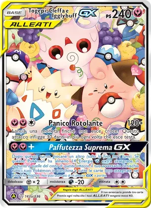Togepi & Cleffa & Igglybuff-GX 143a – Eclissi Cosmica