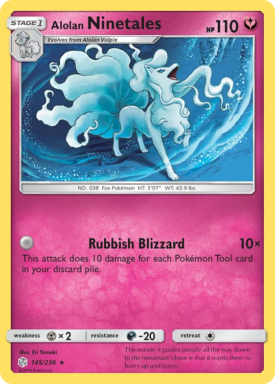 Alolan Ninetales #145 – SM - Cosmic Eclipse