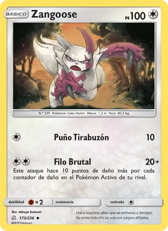Zangoose 173 – Eclipse Cósmico