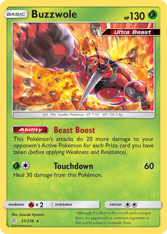 Buzzwole #21 – SM - Cosmic Eclipse