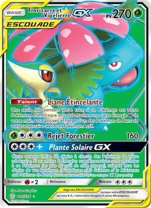 Florizarre et Vipélierre GX n° 210 – Éclipse Cosmique