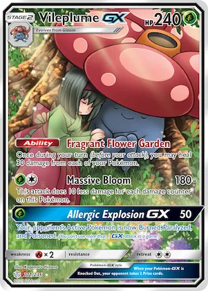 Vileplume-GX #211 – SM - Cosmic Eclipse