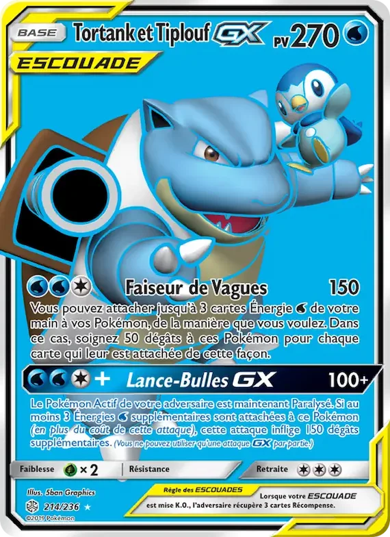 Tortank et Tiplouf GX 214 – Éclipse Cosmique