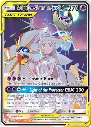 Solgaleo & Lunala-GX #216 – SM - Cosmic Eclipse