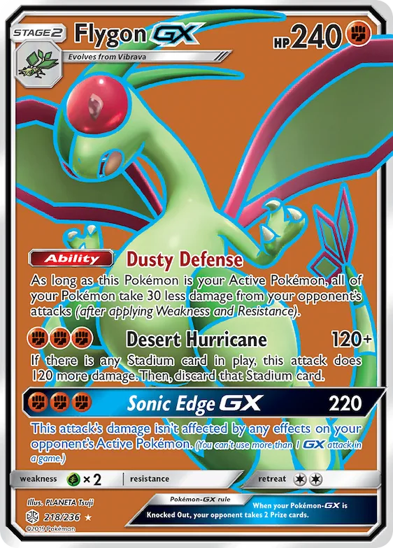 Flygon-GX #218 – SM - Cosmic Eclipse