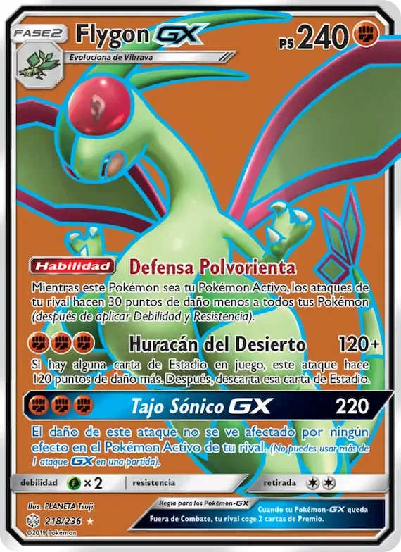 Flygon GX 218 – Eclipse Cósmico
