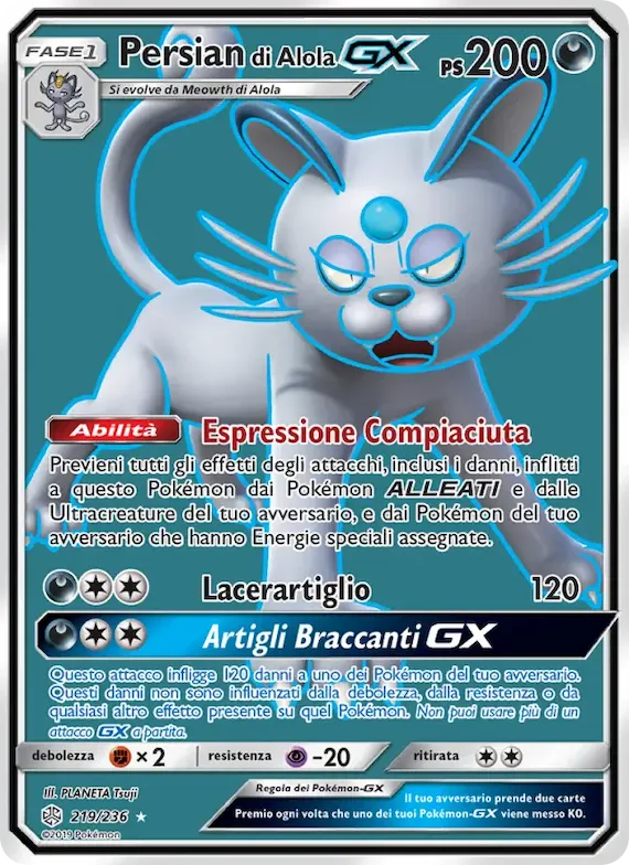 Persian di Alola GX 219 – Eclissi Cosmica