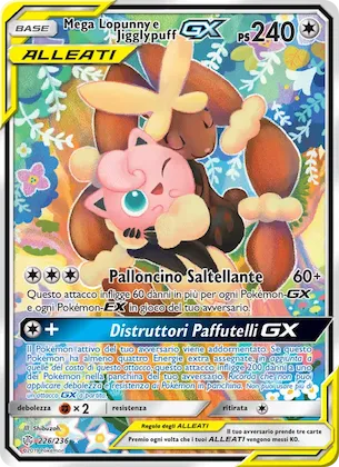 Mega Lopunny e Jigglypuff GX 226 – Eclissi Cosmica