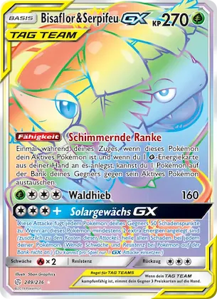 Bisaflor & Serpifeu GX Nr. 249 – Welten im Wandel
