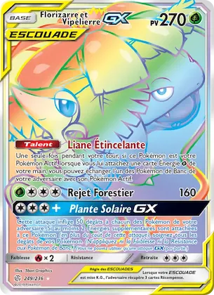 Florizarre et Vipélierre GX n° 249 – Éclipse Cosmique