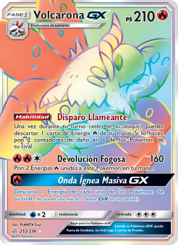 Volcarona GX 252 – Eclipse Cósmico